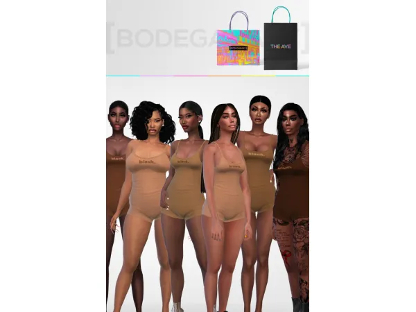 Maxis Match Gowanus Romper Version III by simsfinds - The Sims 4 Custom Content