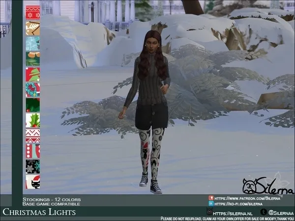 Christmas Lights - The Sims 4 Custom Content