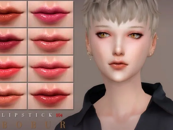 Alpha Bobur3's Bobur Lipstick 104 - The Sims 4 Custom Content