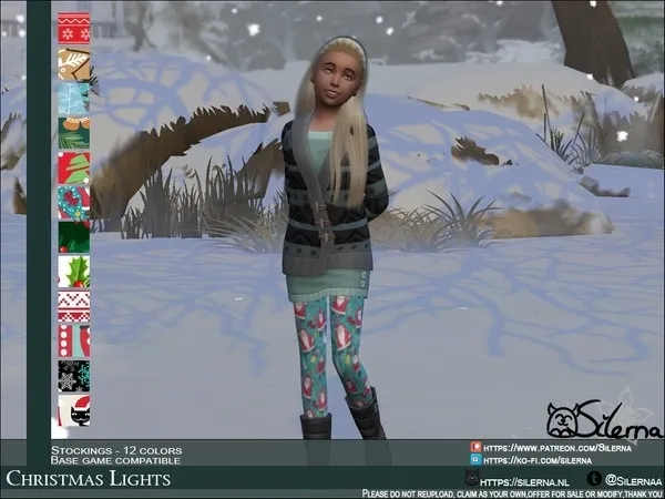 Christmas Lights - The Sims 4 Custom Content