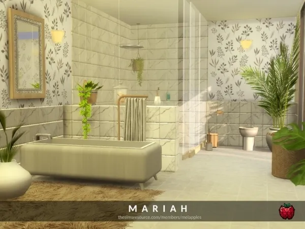 Alpha melapples' Mariah bathroom - The Sims 4 Custom Content