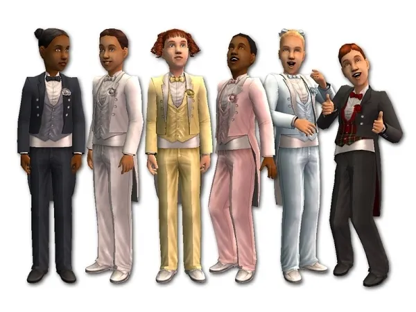 Tiny Tailcoats by fakepeeps7 - The Sims 2 Custom Content