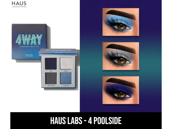 Alpha HAUS LABS 4 POOLSIDE PALETTE by fifthscreations - The Sims 4 Custom Content