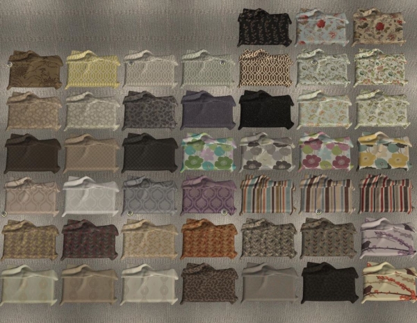 45 MORE Recolours of Jonesi's Bed Blanket by simsfinds - The Sims 2 Custom Content