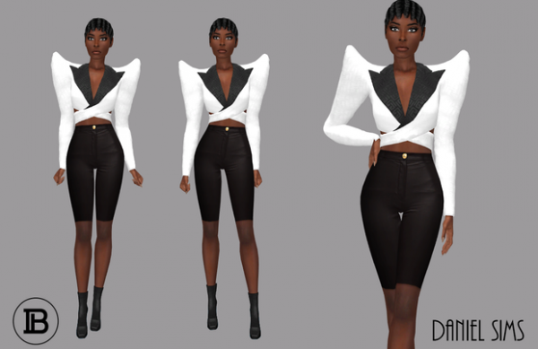 Alpha Balmain Spring 2021 by simsfinds - The Sims 4 Custom Content
