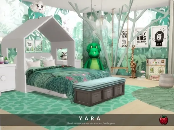 Alpha melapples' Yara kids room - The Sims 4 Custom Content