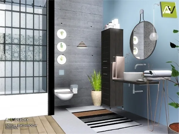 ArtVitalex's Izyum Bathroom - The Sims 3 Custom Content