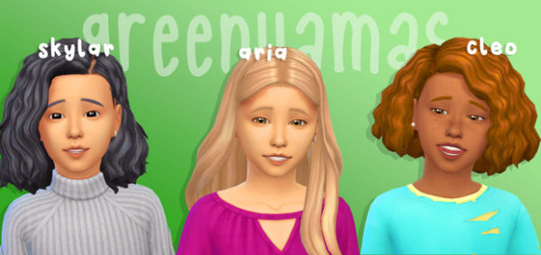 Maxis Match 3 greenllamas age conversions by simsfinds - The Sims 4 Custom Content