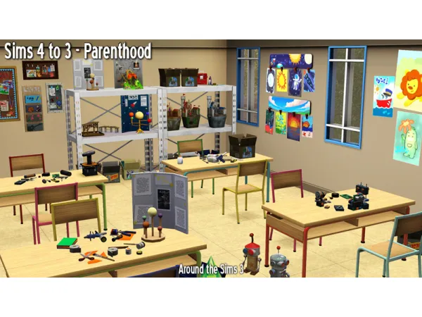 Around Sims 4 to 3 Parenthood - The Sims 3 Custom Content
