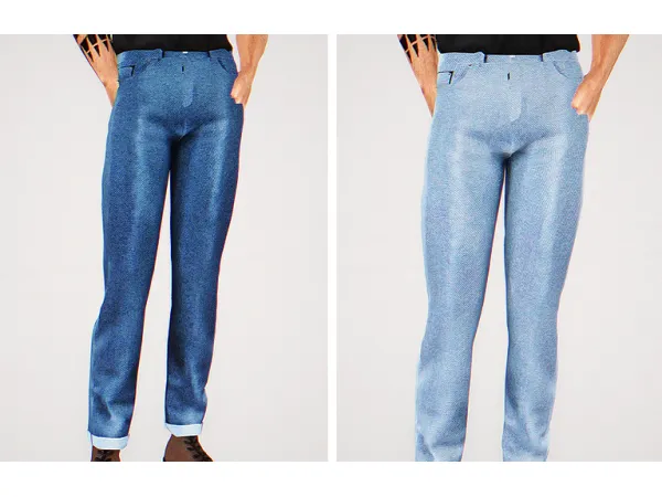 AMI Straight Jeans (SHUNGA) - The Sims 3 Custom Content