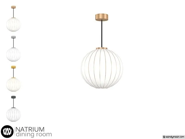 Natrium Ceiling Lamp - The Sims 4 Custom Content