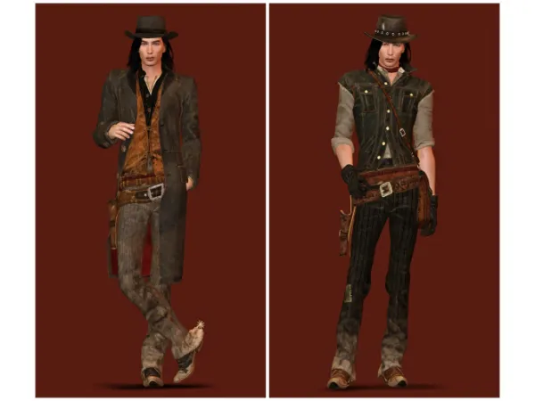 Alpha RDR2 John Marston by plazasims - The Sims 4 Custom Content