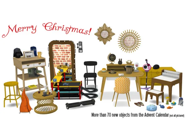 Around Advent Calendar Gifts - The Sims 3 Custom Content