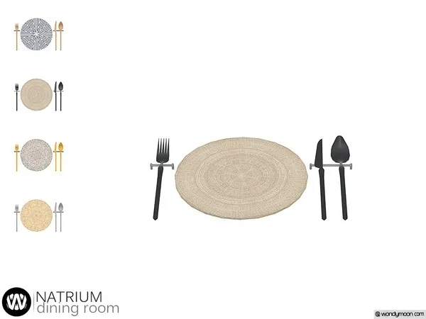 Natrium Place Setting - The Sims 4 Custom Content