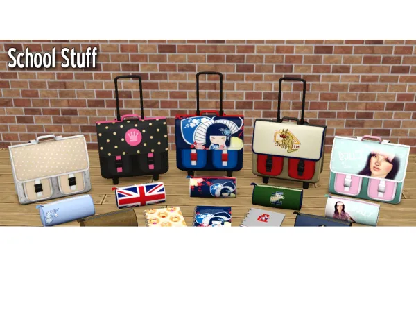 School Stuff - The Sims 3 Custom Content