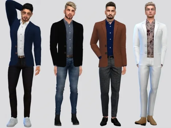 Maxis Match McLayneSims' Minimalist Casual Shirt - The Sims 4 Custom Content