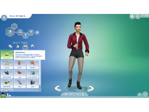 Alpha Adventurous Trait by Alifya - The Sims 4 Custom Content