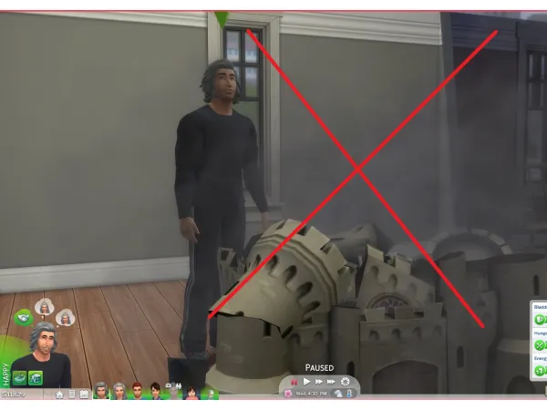 Maxis Match No Autonomous Dollhouse Smashing by asmileforjenna - The Sims 4 Custom Content