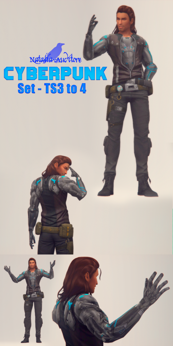 Maxis Match Cyberpunk set to 4 Auditore by simsfinds - The Sims 4 Custom Content