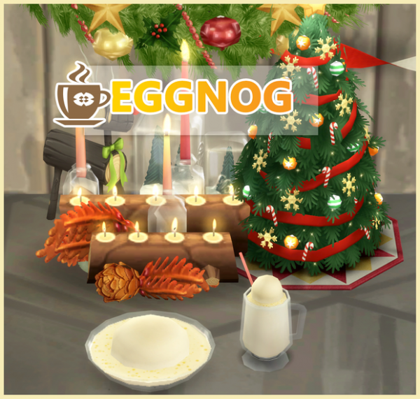 Maxis Match EGGNOG by simsfinds - The Sims 4 Custom Content