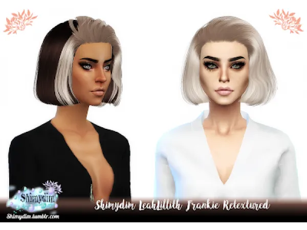 Alpha S4 LeahLillith Frankie Retexture Ombre Naturals Unnaturals - The Sims 4 Custom Content