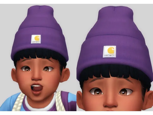 Maxis Match beanie by casteru - The Sims 4 Custom Content