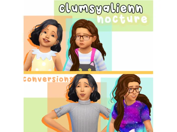 Maxis Match 1000 gift clumsyalienn nocture pack for all ages by celeschul - The Sims 4 Custom Content