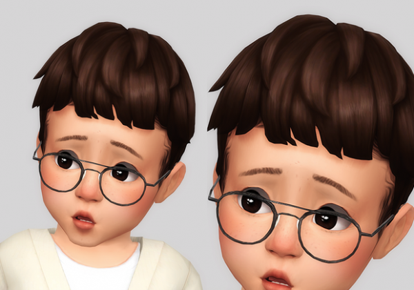 Maxis Match classic glasses by simsfinds - The Sims 4 Custom Content