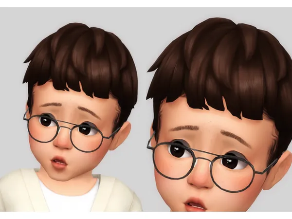 Maxis Match classic glasses by casteru - The Sims 4 Custom Content