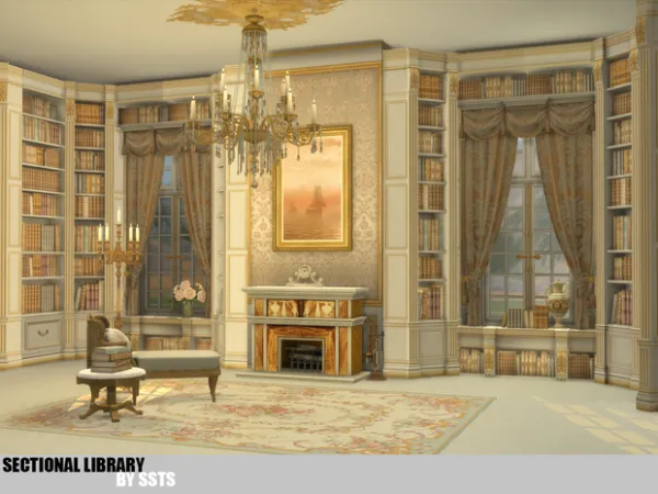 Alpha SECTIONAL LIBRARY by SSTS by Strange Storyteller - The Sims 4 Custom Content