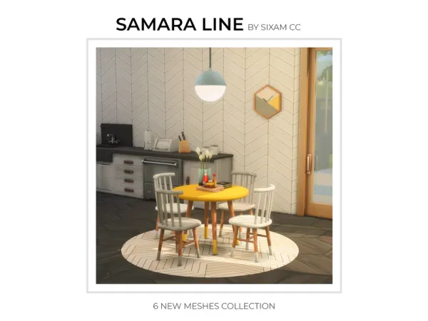 Maxis Match Samara Line by SIXAM CC - The Sims 4 Custom Content