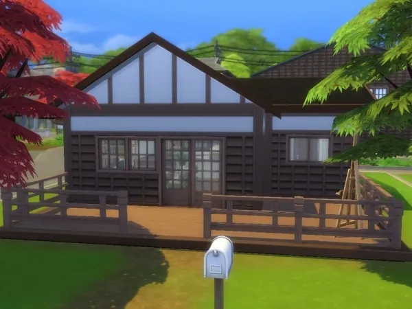 Maxis Match emojee's Snowy Escape Starter Home - The Sims 4 Custom Content