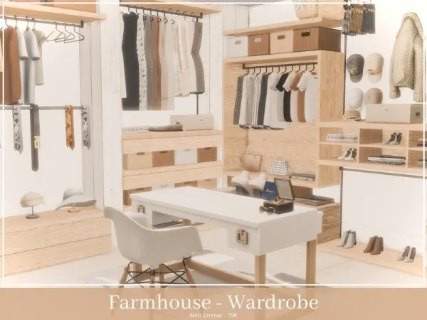 Alpha Mini Simmer's Farmhouse Wardrobe - The Sims 4 Custom Content