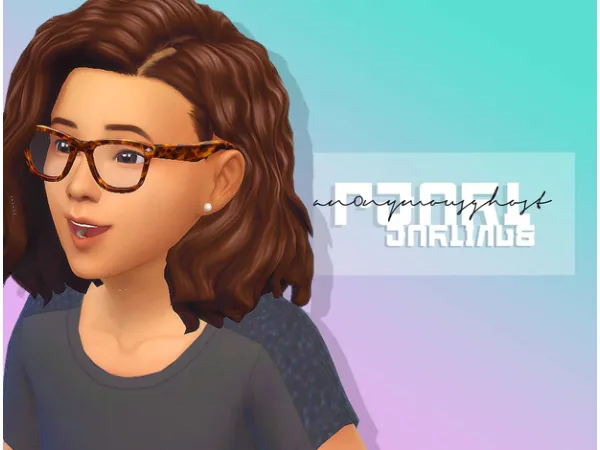 Maxis Match simple and sweet mm pearl earrings for kiddos by celeschul - The Sims 4 Custom Content