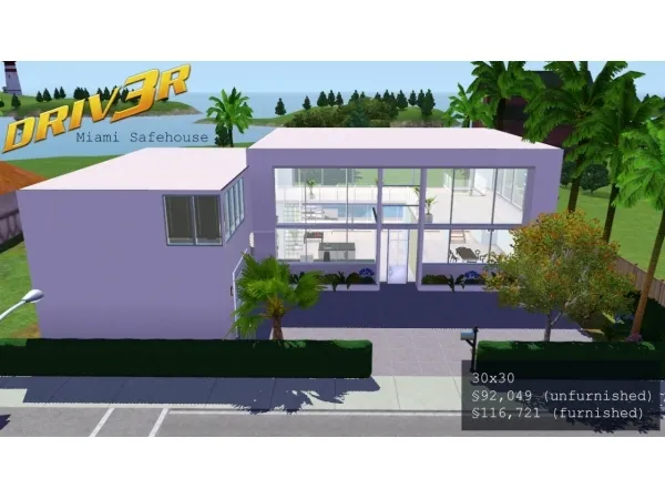 Miami House - The Sims 3 Custom Content