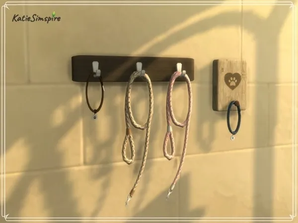 Maxis Match Katiesimspire's Dog Leash Holder - The Sims 4 Custom Content