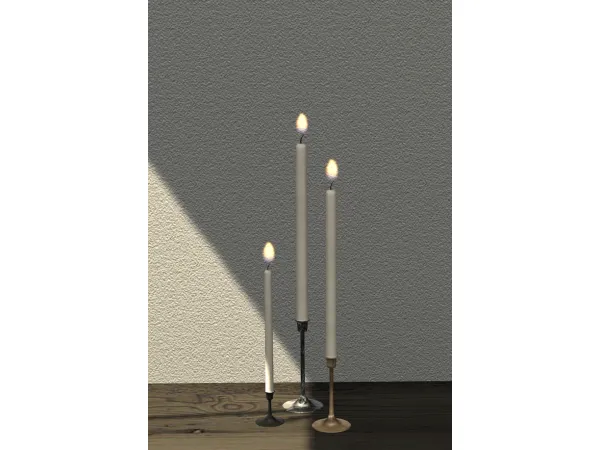 Alpha [KHD] Remonn Candles by Kerrigan House Designs - The Sims 4 Custom Content