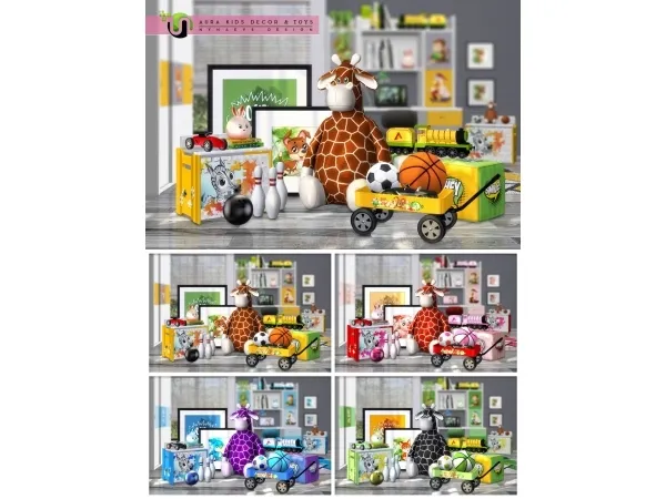 Alpha Aura Decor and Toys - The Sims 4 Custom Content
