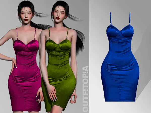 Alpha Sexy Bitch Dress AF - The Sims 4 Custom Content