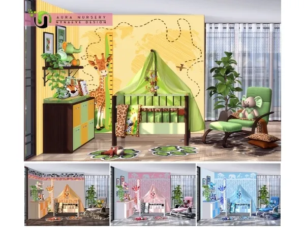 Alpha Aura Nursery - The Sims 4 Custom Content