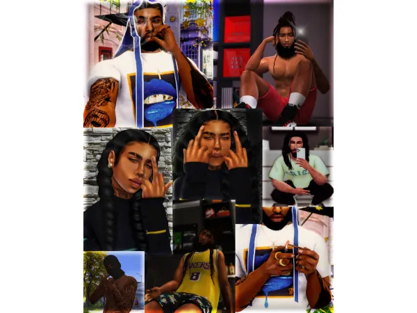 Alpha MALE POSE PACK - The Sims 4 Custom Content