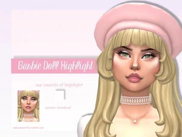 Maxis Match LadySimmer94's Barbie Doll Highlight - The Sims 4 Custom Content