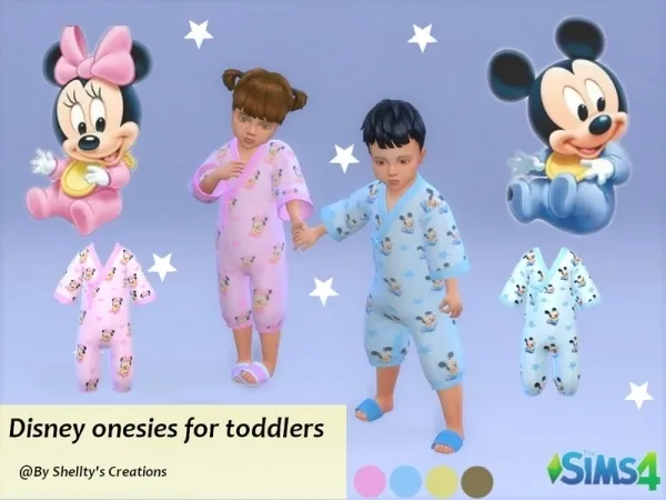 Maxis Match Shellty's Disney Toddler onesies Need snowy escape for them - The Sims 4 Custom Content