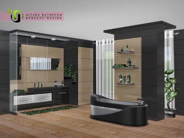 Alpha Altara Bathroom - The Sims 4 Custom Content