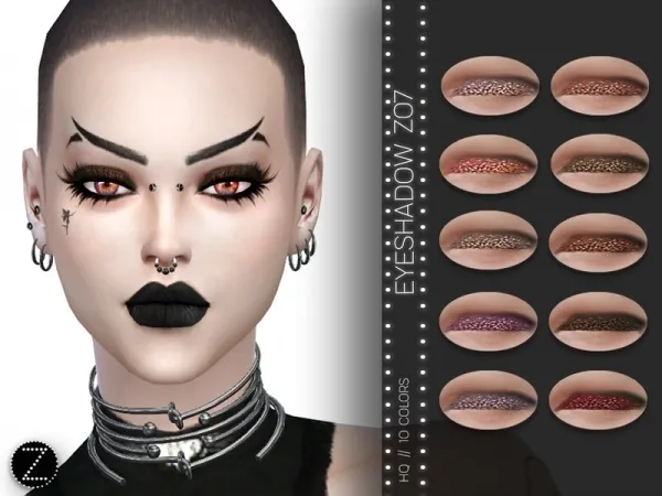 Alpha ZENX's EYESHADOW Z07 - The Sims 4 Custom Content