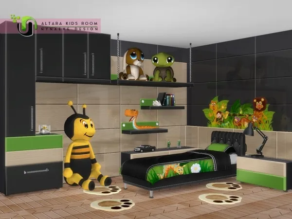 Alpha Altara Kids Room - The Sims 4 Custom Content