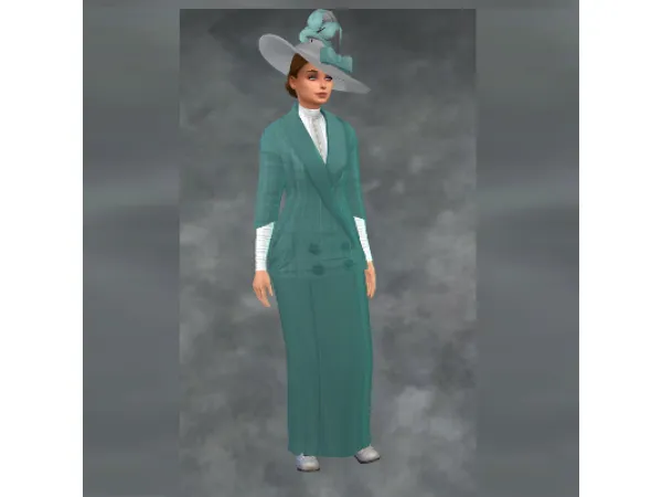 Maxis Match Edwardian Day Suit by simsfinds - The Sims 4 Custom Content