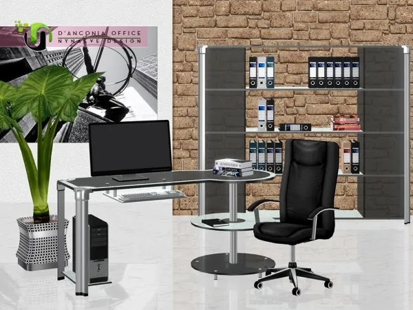 Alpha dAnconia Office by simsfinds - The Sims 4 Custom Content