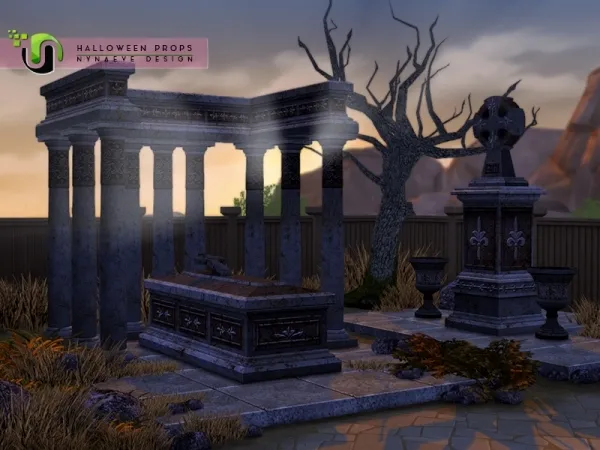 Alpha Halloween Props by simsfinds - The Sims 4 Custom Content