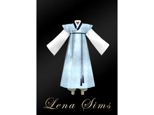 Alpha [Lena Sims] Male Dap ho Hanbok by Lena Sims - The Sims 4 Custom Content